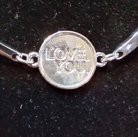 Silver Heart Necklace & Silver Love You Bracelet, Perfect for Valentine'… - Picture 7 of 11